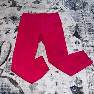 Fabletics - Oasis PureLuxe High-Waisted Capri Leggings - Lipstick Red - Medium